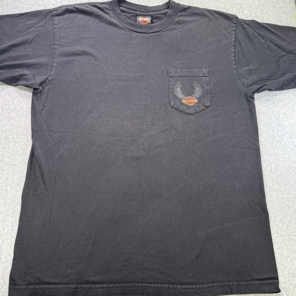 Harley-Davidson Pocket T-Shirt XL Harley Haven Columbia SC‎ 2006 Made USA